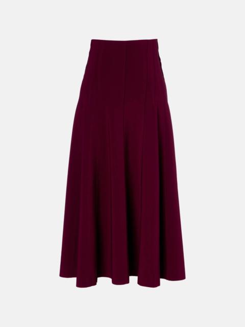Flared maxi skirt