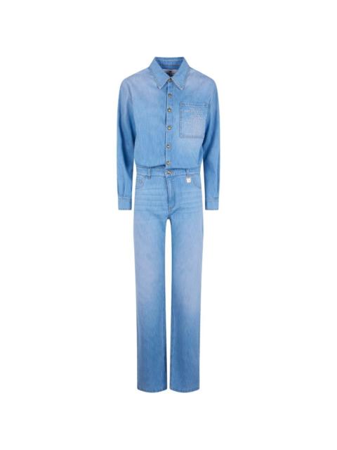 button pocket jumpsuit