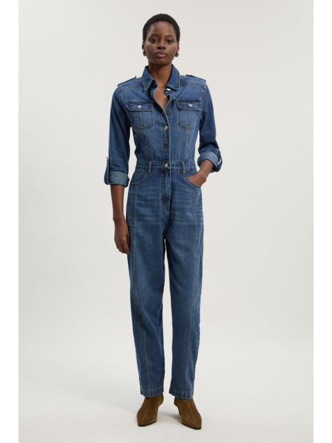 Denim Boiler Jumpsuit