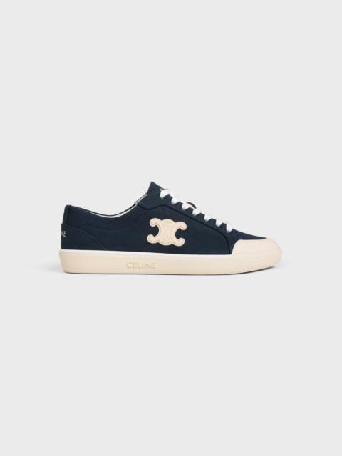 CELINE ALAN SNEAKERS WITH TRIOMPHE IN CANVAS