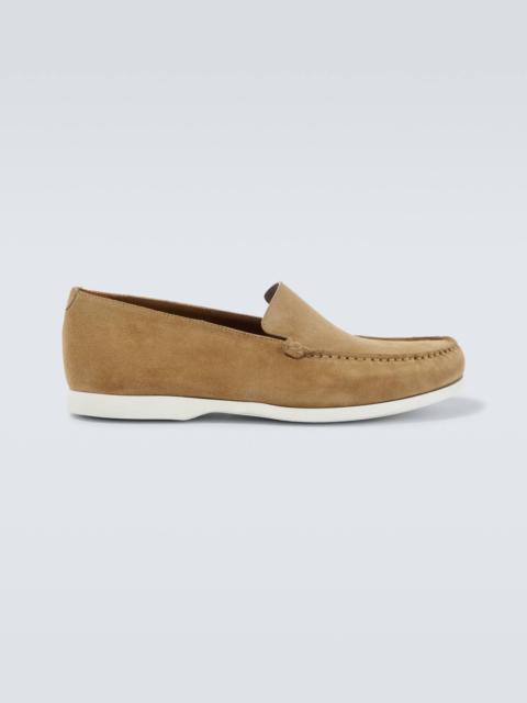 Monaco suede loafers