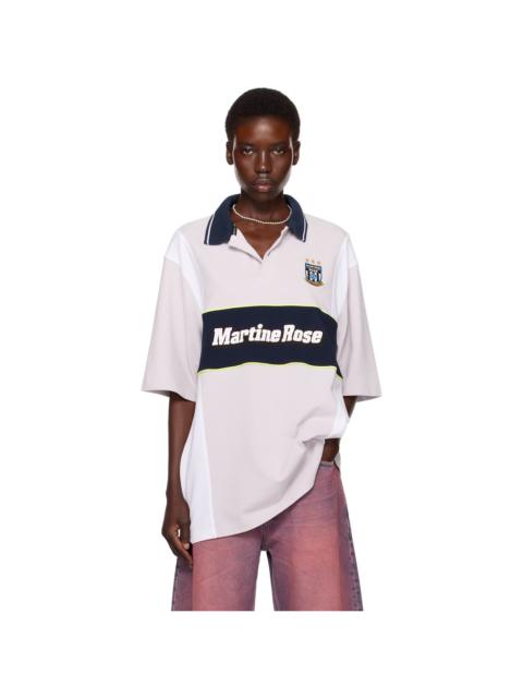 SSENSE Exclusive Gray Oversized Paneled Polo