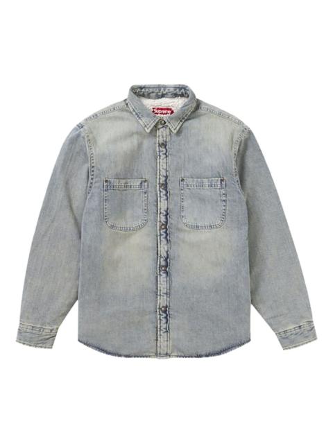 snap-fastening shirt