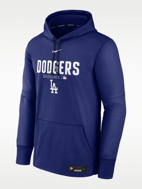 Los Angeles Dodgers Authentic Collection Men's Nike Therma MLB Pullover Hoodie