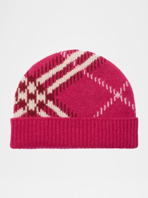 Cashmere-Blend Knit Beanie