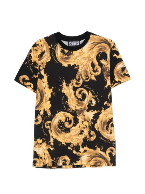baroque-print T-shirt