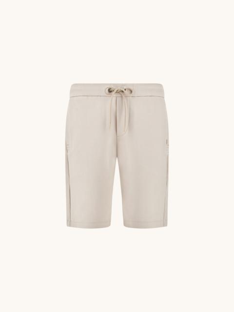 ACTIVE FLEECE COTTON SPORT BERMUDA SHORTS