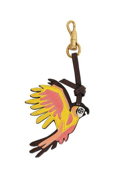 LEATHER PARROT KEYCHARM
