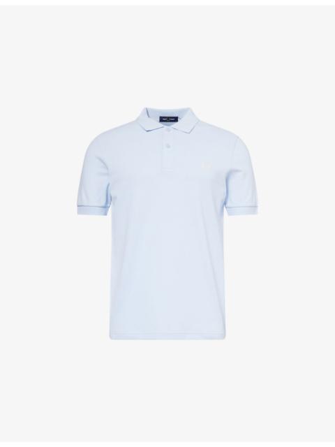Regular-Fit Embroidered-Logo Cotton Polo Shirt