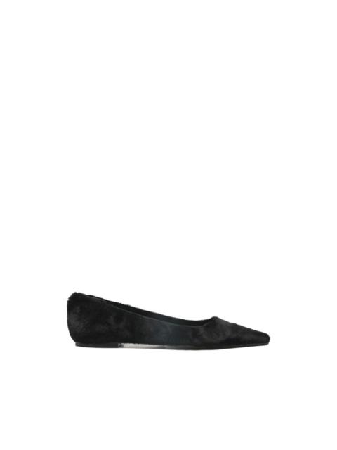 Cassy calf-hair ballet flats