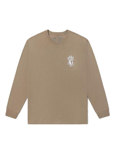 Vans Off The Wall Long Sleeve Tee 'Brown' VN0A7TRDYEH
