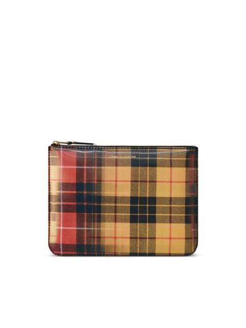 plaid-pattern wallet