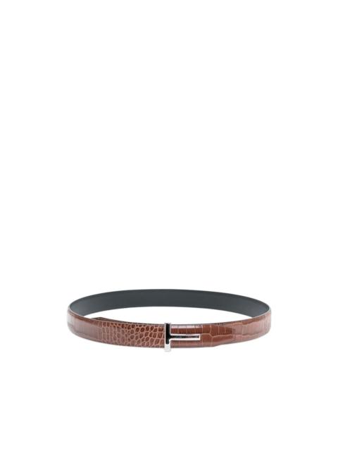 crocodile-effect belt
