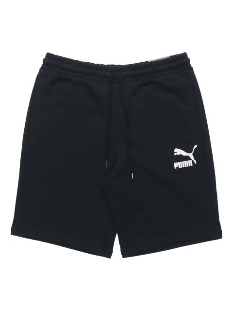 PUMA Classics Logo Shorts 'Black White' 597387-01
