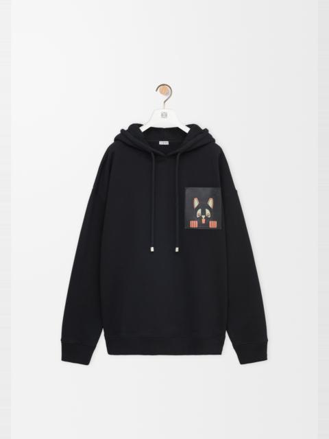 Relaxed fit hoodie in cotton