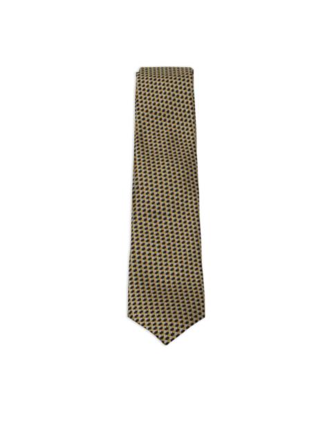 geometric-pattern tie