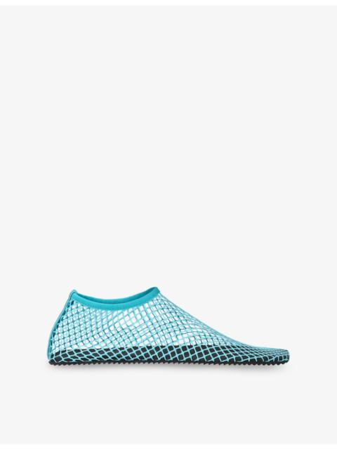 Mesh Water Mesh Ballet Flats