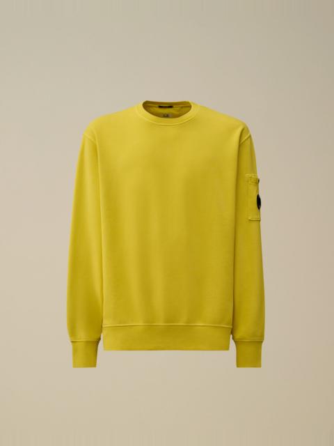 Brushed and Emerized Diagonal Fleece Crewneck Lens Sweatshirt