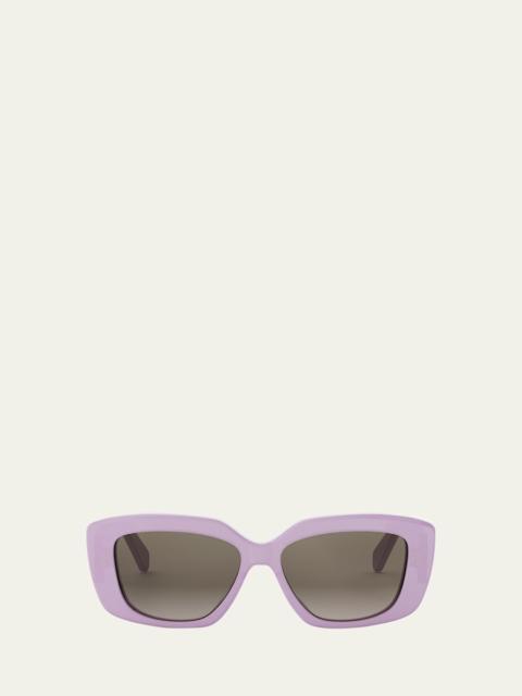 Triomphe Acetate Square Sunglasses