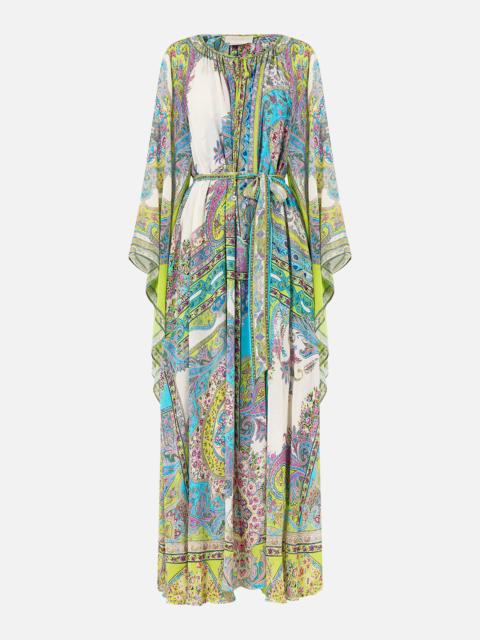 LONG DRESS WITH HANDKERCHIEF SLEEVE