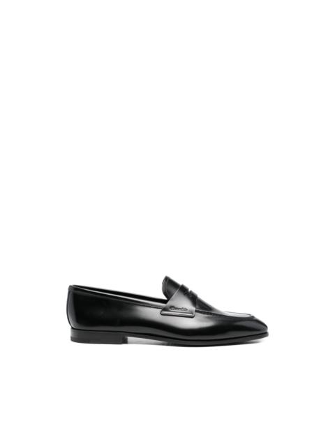 penny-strap leather loafers