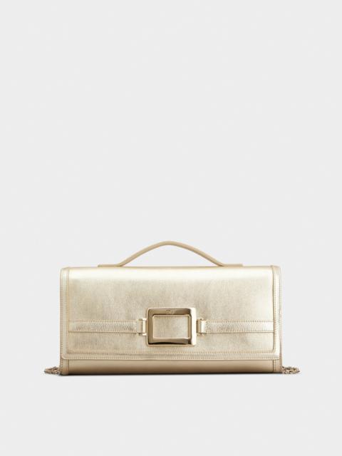 Belle Vivier Clutch in leather