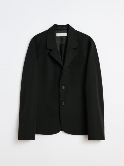 Rolling Blazer Coarse Black Gabardine