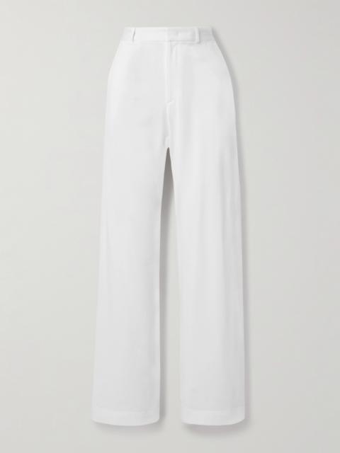 Cotton-jersey Wide Leg Pants