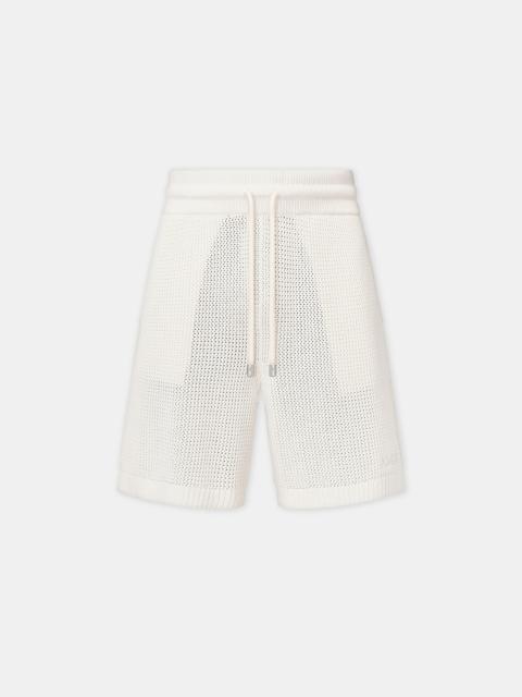 AMIRI CROCHET MESH SHORT