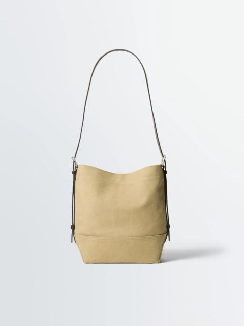 SMALL BELTED TOTE BAG IN COTTON CANVAS