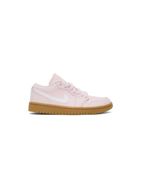 Pink Air Jordan 1 Low Sneakers