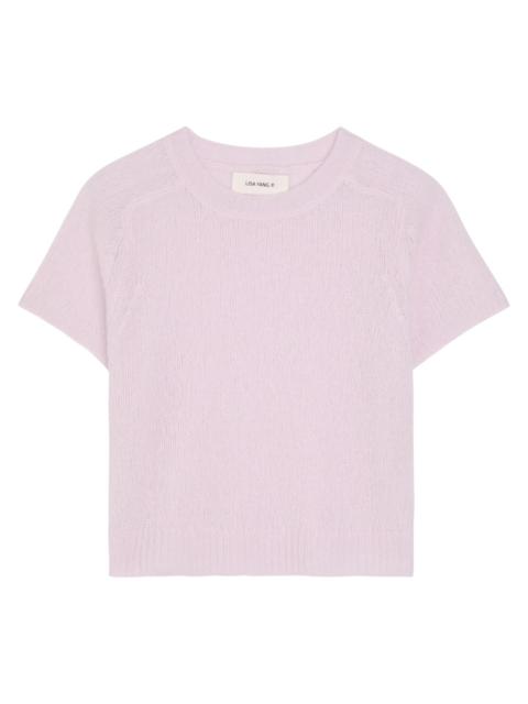 Lisa Yang Siona Brushed Cashmere and Silk-blend top