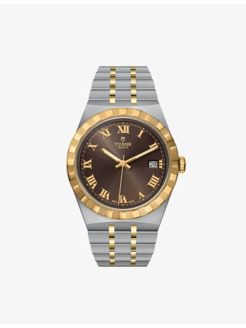 M28503-0007 Royal Date Day 18ct yellow-gold and stainless-steel automatic watch