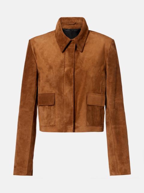 Bleeker cropped suede jacket
