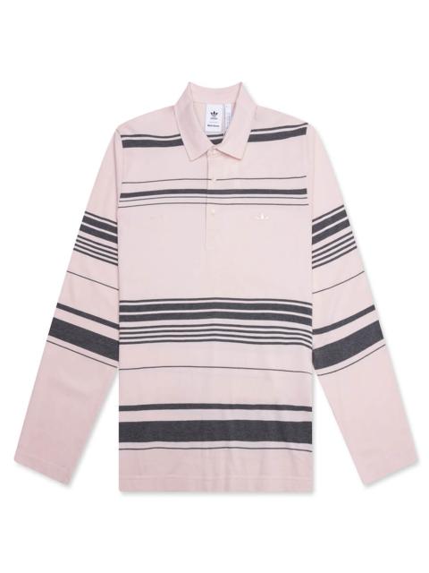 ADIDAS ORIGINALS X WALES BONNER KNIT POLO - WONDER QUARTZ