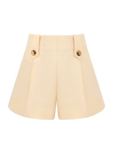 LUNA WOOL SILK TAILORED SHORT