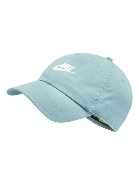 Nike Sportswear Heritage86 Futura Washed Cap 'Light Dew White' 913011-382