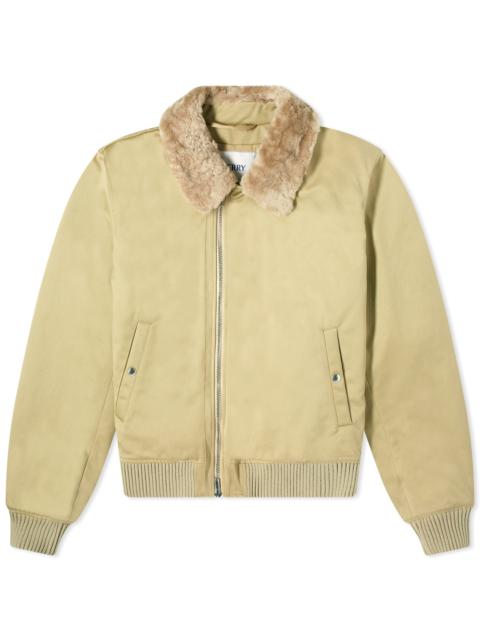 Burberry Shearling Bomber Jacket
