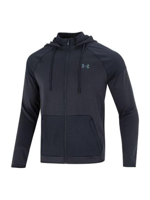 Under Armour RUSH Warm-Up Full-Zip Hoodie Jacket 'Black' 1373719-001