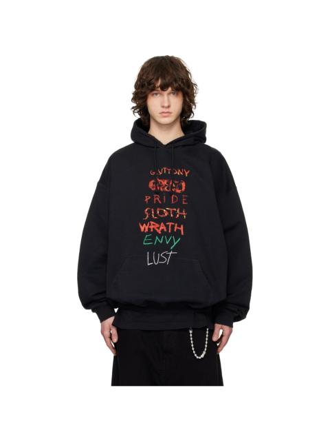 Black 7 Sins Hoodie