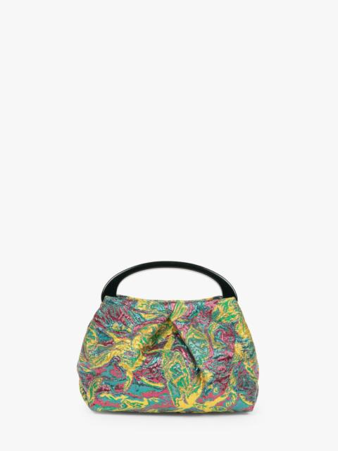SMALL PLEATED JACQUARD BAG