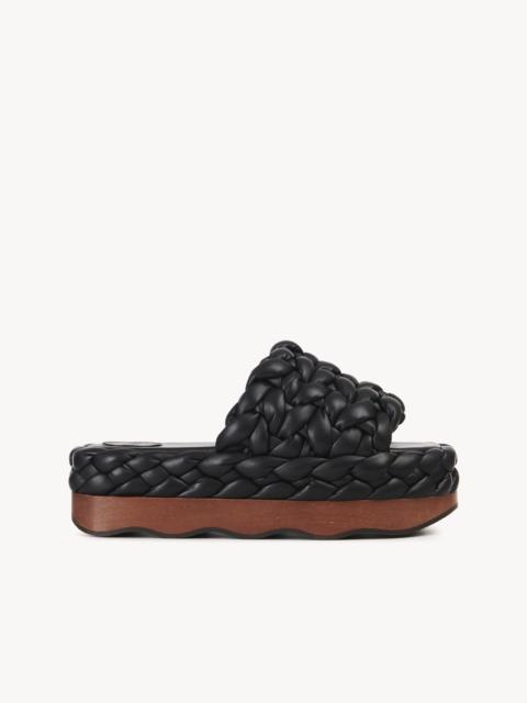 WAVY FLAT MULE
