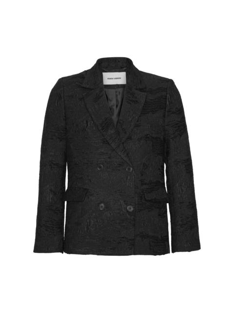 MOTIF BLAZER - FISHES BLACK