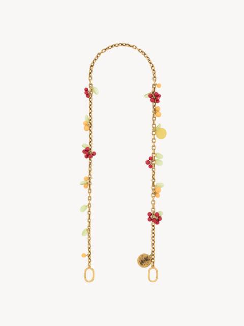 CHERRY CHARMS CHAIN IN RESIN