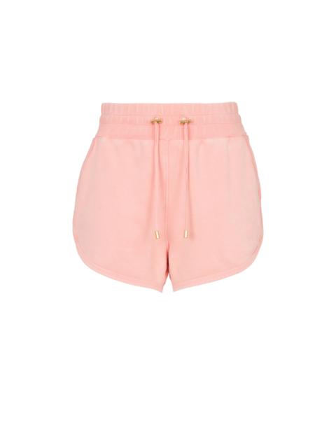 Shorts with Vintage Balmain embroidery