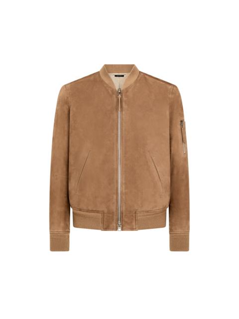 LIGHT SUEDE BOMBER