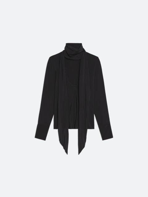 SCARF SILK BLOUSE