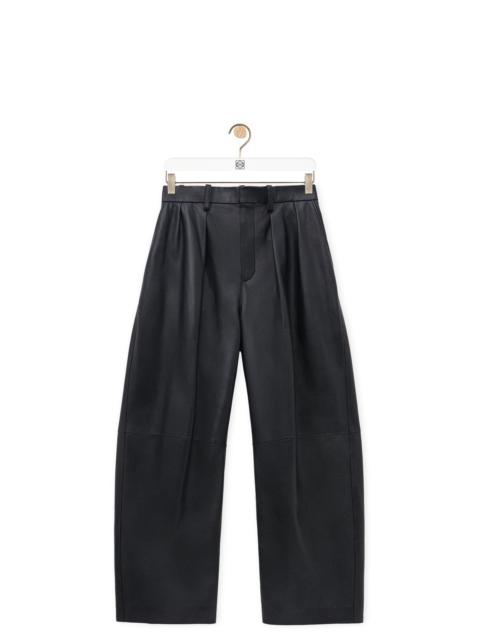 Barrel trousers in nappa lambskin