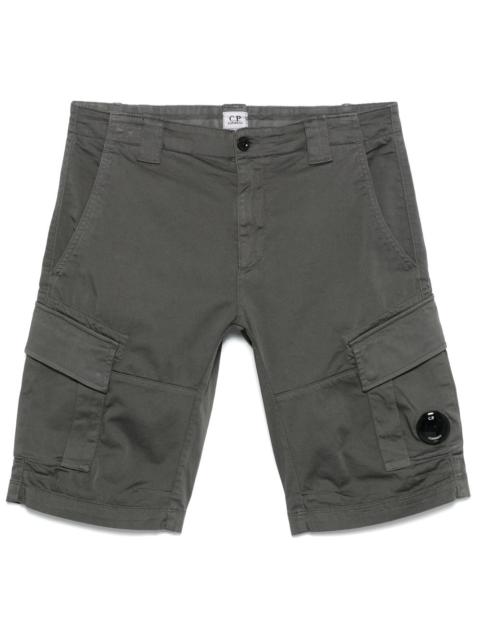 satin cargo shorts