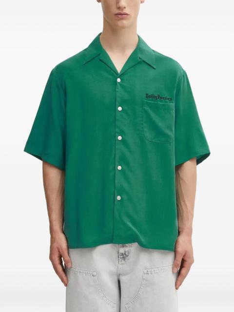 embroidered pocket shirt